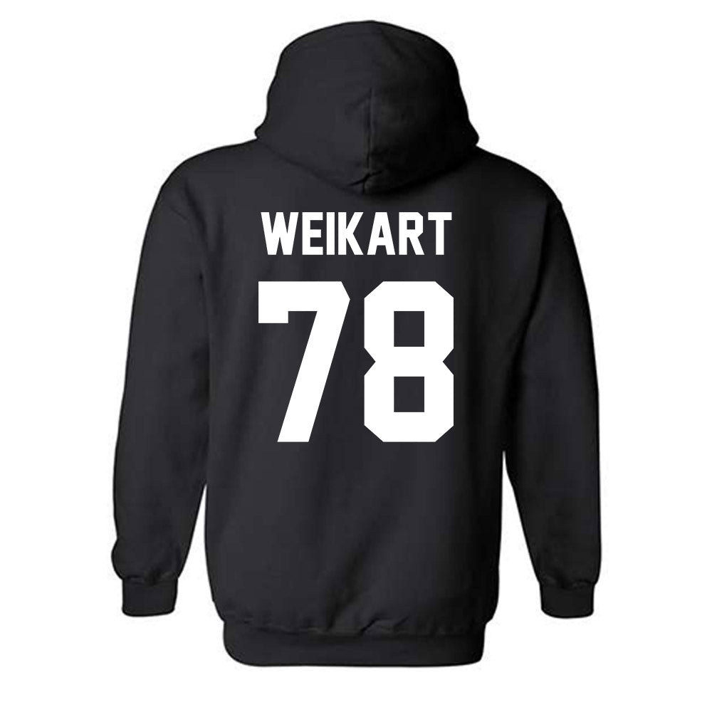 Lake Erie College - NCAA Football : Zachary Weikart - Classic Fashion Shersey Hooded Sweatshirt-1