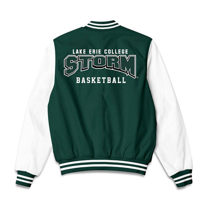 Lake Erie College - NCAA Men's Basketball : Trace Bishko - Bomber Jacket-1