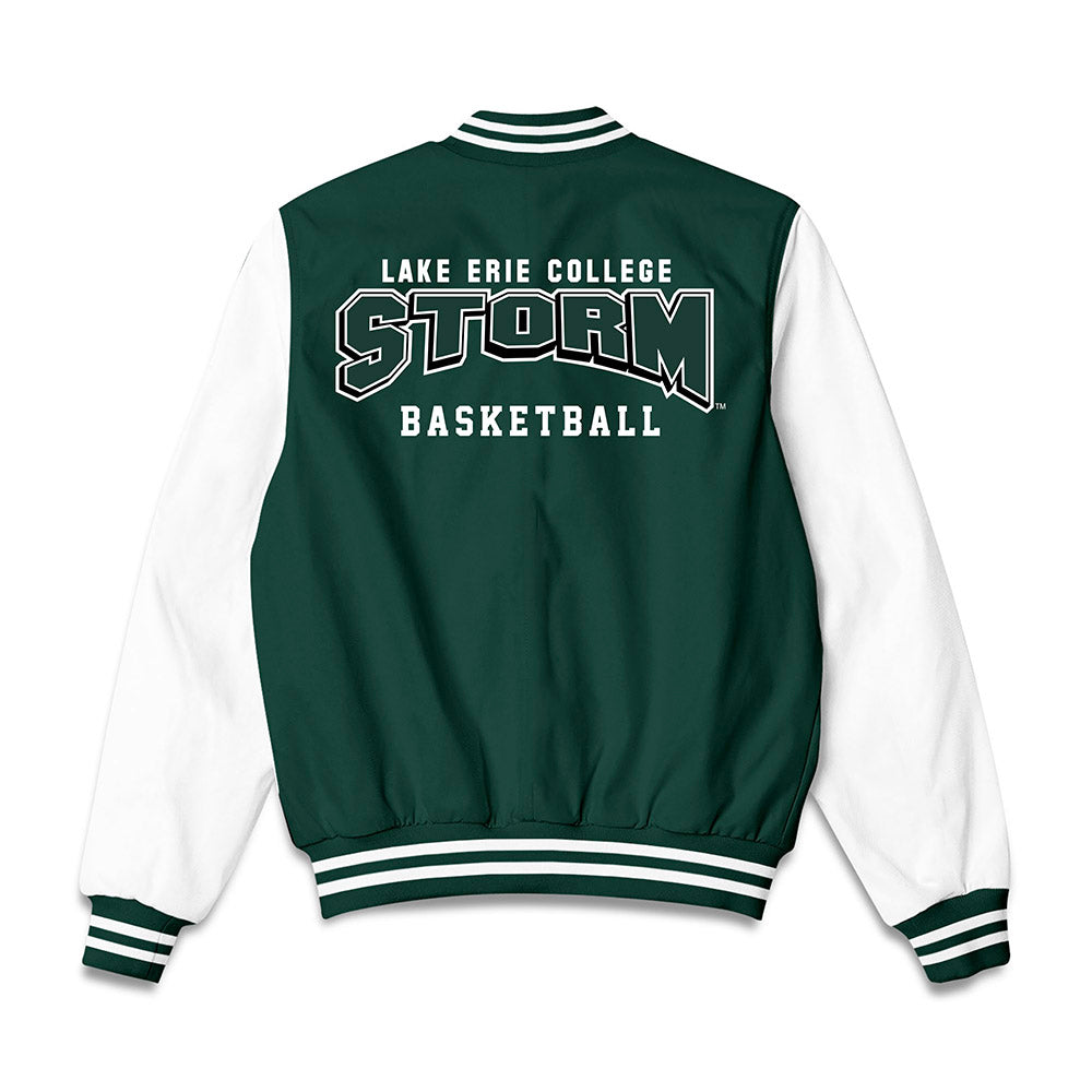 Lake Erie College - NCAA Men's Basketball : Braison Patrick - Bomber Jacket-1
