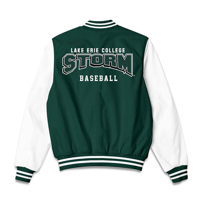 Lake Erie College - NCAA Baseball : Seth Mannos - Bomber Jacket-1