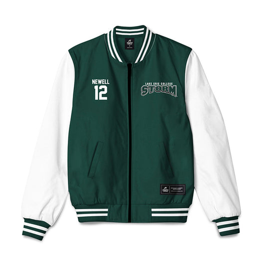 Lake Erie College - NCAA Football : Hunter Newell - Bomber Jacket-0