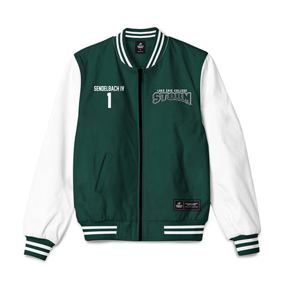 Lake Erie College - NCAA Men's Lacrosse : Joey Sendelbach IV - Bomber Jacket-0