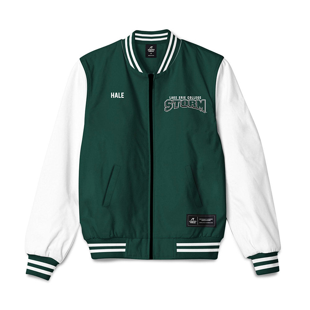 Lake Erie College - NCAA Football : Tyler Hale - Bomber Jacket-0
