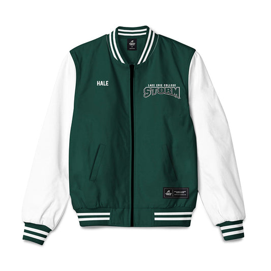 Lake Erie College - NCAA Football : Tyler Hale - Bomber Jacket-0