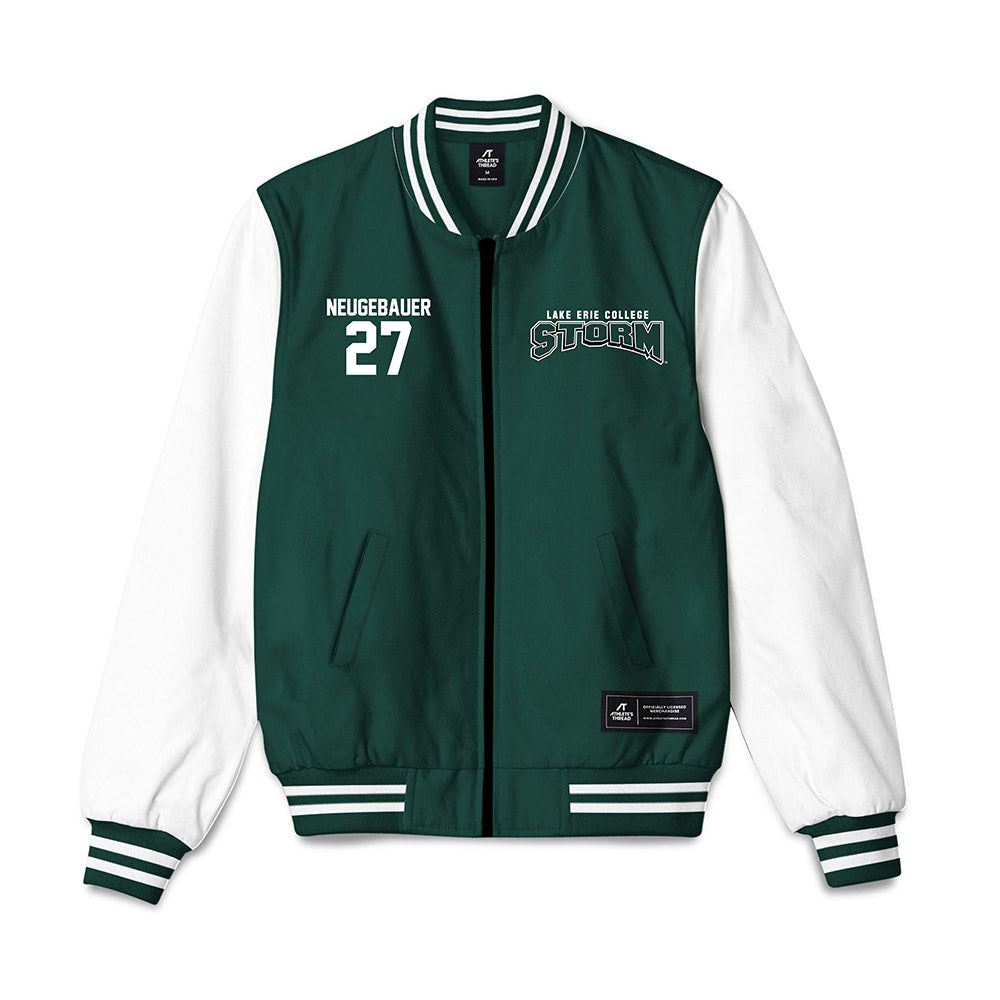 Lake Erie College - NCAA Women's Lacrosse : Abby Neugebauer - Bomber Jacket-0