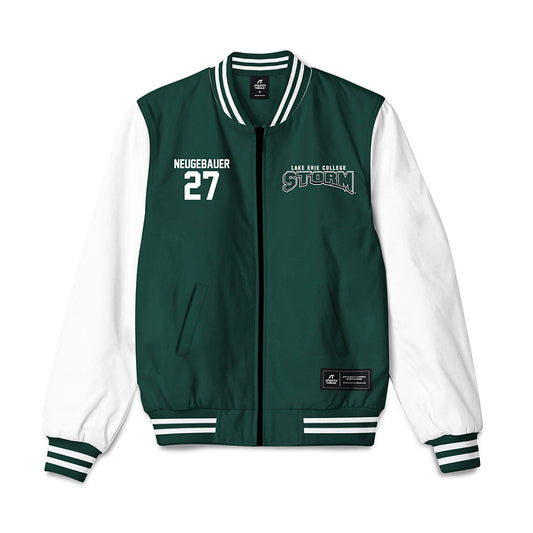 Lake Erie College - NCAA Women's Lacrosse : Abby Neugebauer - Bomber Jacket-0