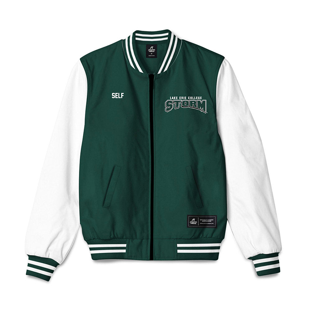 Lake Erie College - NCAA Football : Jaden Self - Bomber Jacket-0