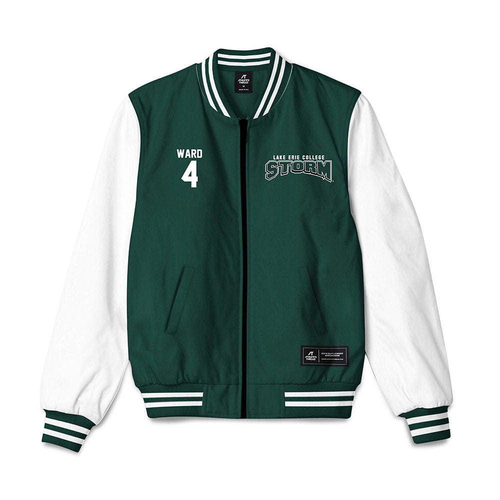 Lake Erie College - NCAA Football : Kemari Ward - Bomber Jacket-0