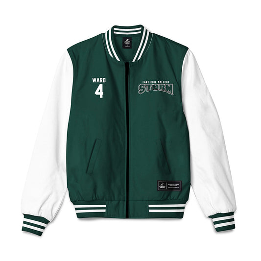 Lake Erie College - NCAA Football : Kemari Ward - Bomber Jacket-0