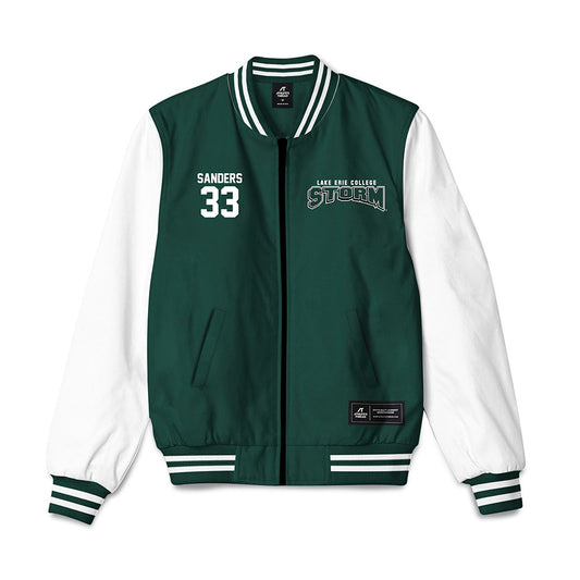 Lake Erie College - NCAA Football : Jackson Sanders - Bomber Jacket-0