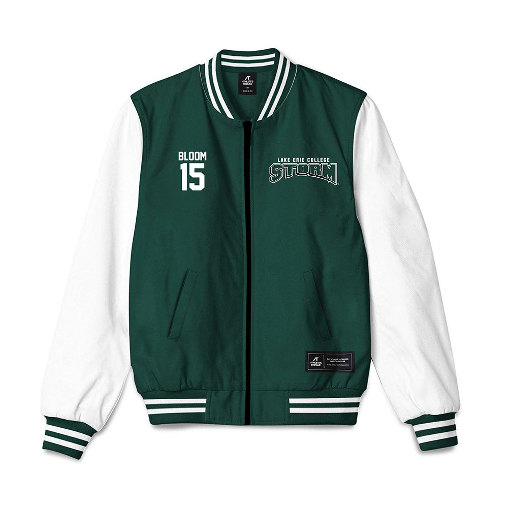 Lake Erie College - NCAA Men's Basketball : Kai Bloom - Bomber Jacket-0