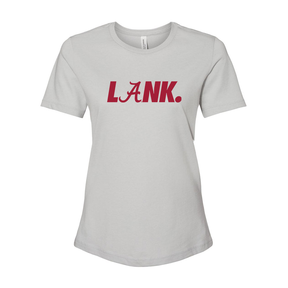 LANK™ LET ALL NAYSAYERS KNOW™ x Alabama - NCAA Football : Women’s Relaxed Jersey Tee