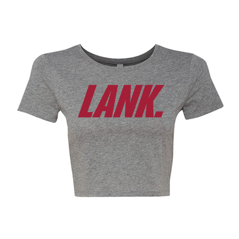LANK™ LET ALL NAYSAYERS KNOW™ - NCAA Football : Women’s Cotton Cropped T-Shirt
