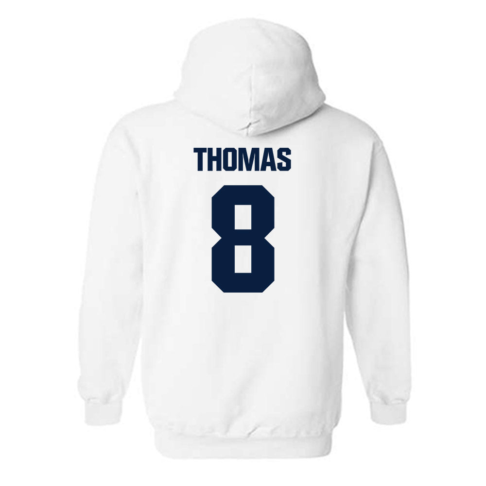 Jackson State - NCAA Men's Basketball : Dionjahe Thomas - Classic Shersey Hooded Sweatshirt-1