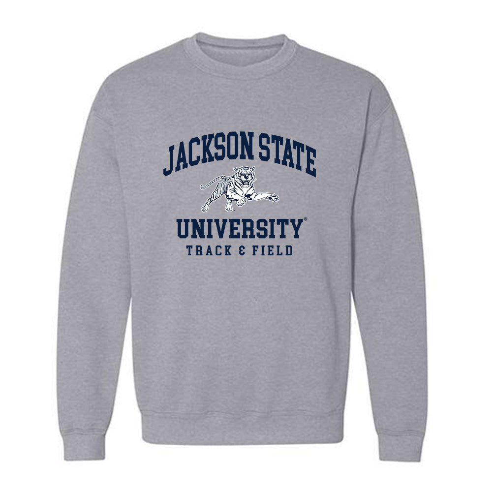 Jackson State - NCAA Women's Track & Field : Madyson McGill - Classic Shersey Crewneck Sweatshirt-0