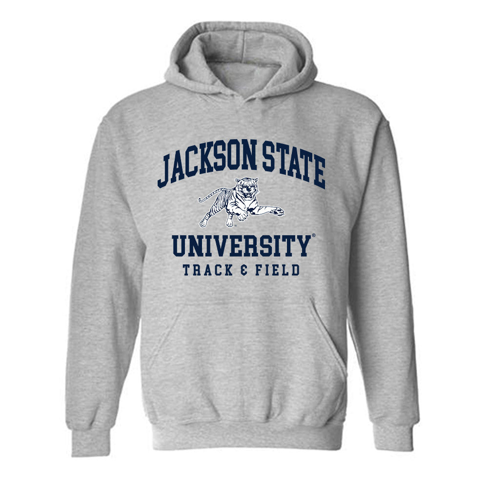 Jackson State - NCAA Men's Track & Field : Dominic Turner - Hooded Sweatshirt-0