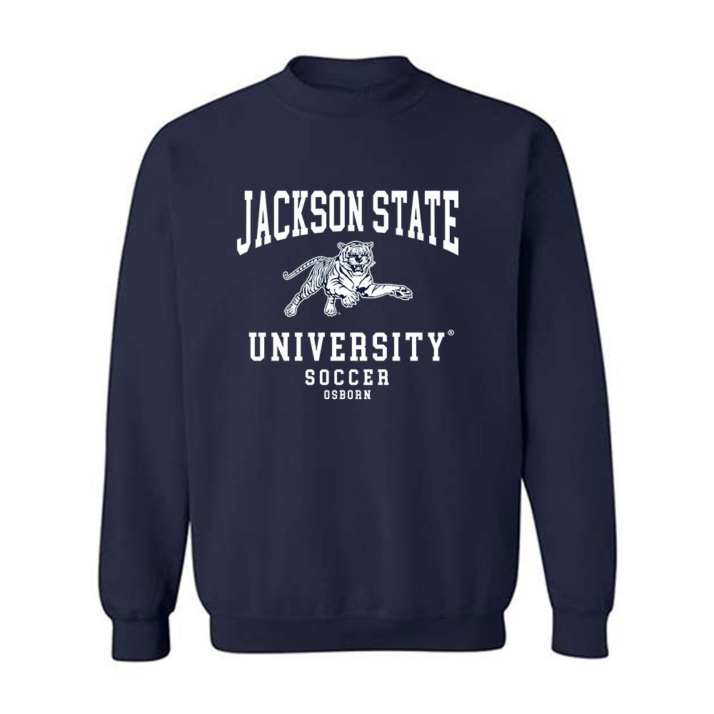 Jackson State - NCAA Women's Soccer : Taylor Osborn - Classic Shersey Crewneck Sweatshirt-0