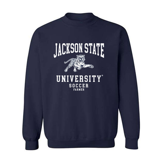 Jackson State - NCAA Women's Soccer : Kianah Farmer - Classic Shersey Crewneck Sweatshirt-0