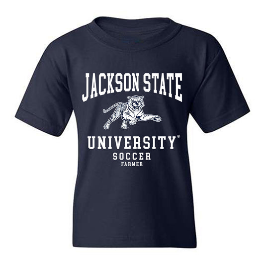 Jackson State - NCAA Women's Soccer : Kianah Farmer - Classic Shersey Youth T-Shirt-0