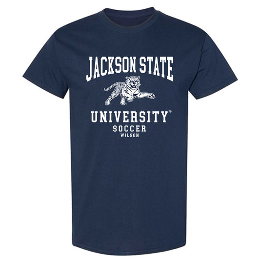 Jackson State - NCAA Women's Soccer : India Wilson - Classic Shersey T-Shirt-0
