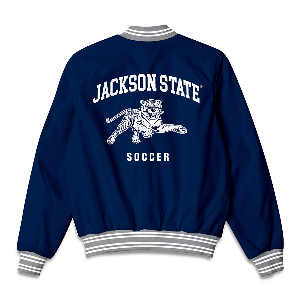 Jackson State - NCAA Women's Soccer : Kianah Farmer - Bomber Jacket-1
