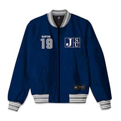 Jackson State - NCAA Baseball : Trae Burton - Bomber Jacket-0