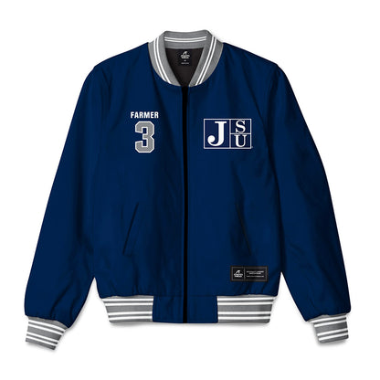 Jackson State - NCAA Women's Soccer : Kianah Farmer - Bomber Jacket-0