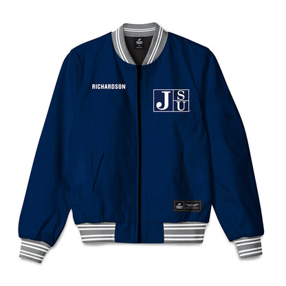 Jackson State - NCAA Women's Track & Field : Artajia Richardson - Bomber Jacket