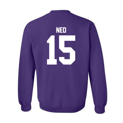 Northwestern State - NCAA Men's Basketball : Seth Ned - Crewneck Sweatshirt-1