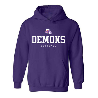 Northwestern State - NCAA Softball : Madge Layfield - Hooded Sweatshirt-0