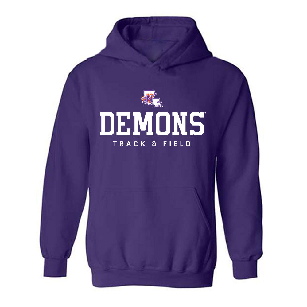 Northwestern State - NCAA Men's Track & Field : Joseph Yount - Hooded Sweatshirt-0