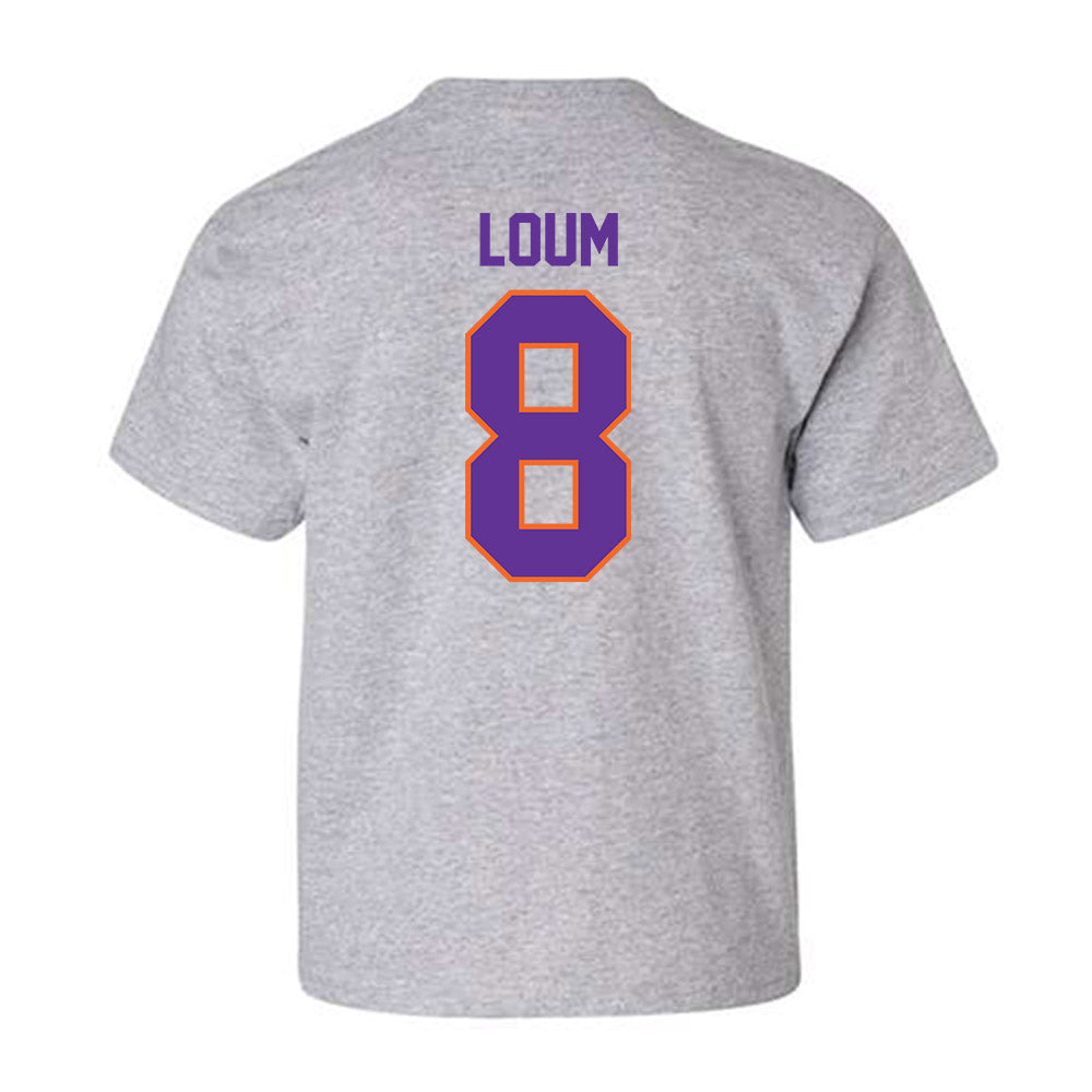 Northwestern State - NCAA Men's Basketball : Moustapha Loum - Youth T-Shirt-3