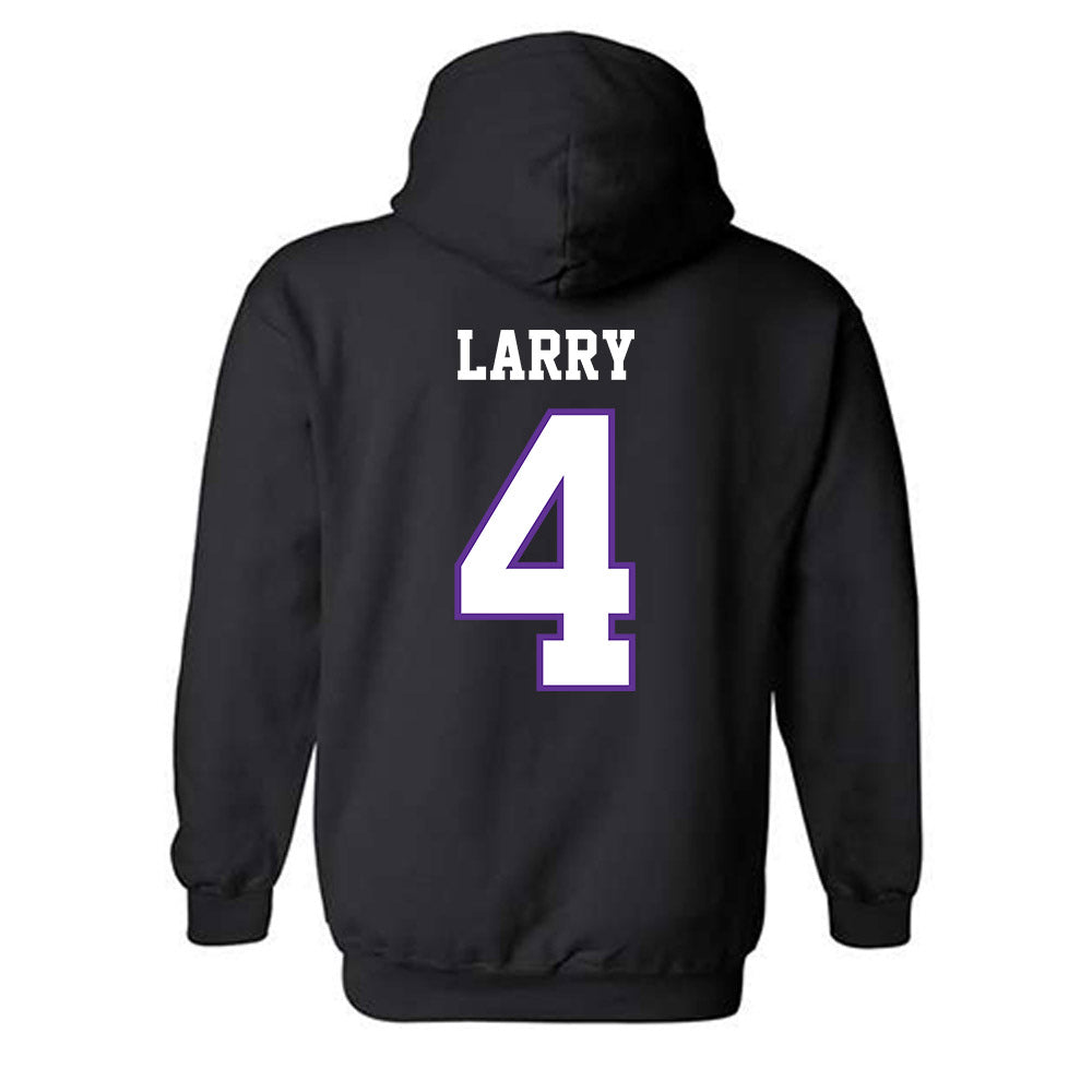 Northwestern State - NCAA Men's Basketball : CJ Larry - Hooded Sweatshirt-1