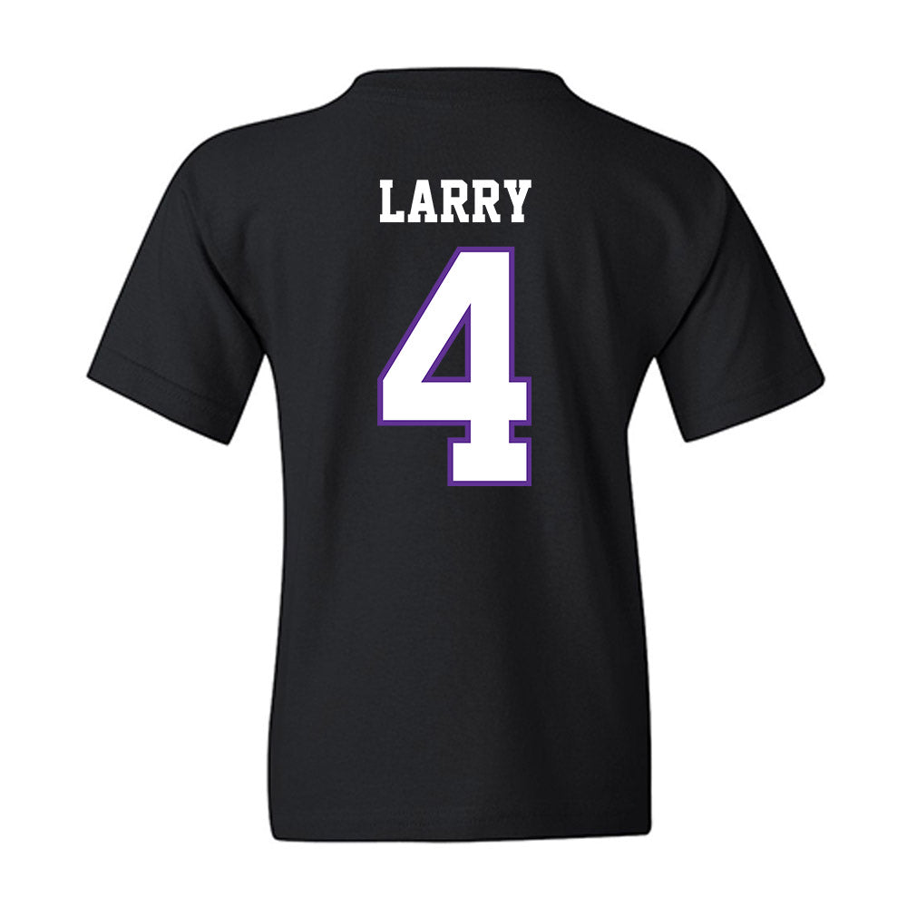 Northwestern State - NCAA Men's Basketball : CJ Larry - Youth T-Shirt-1
