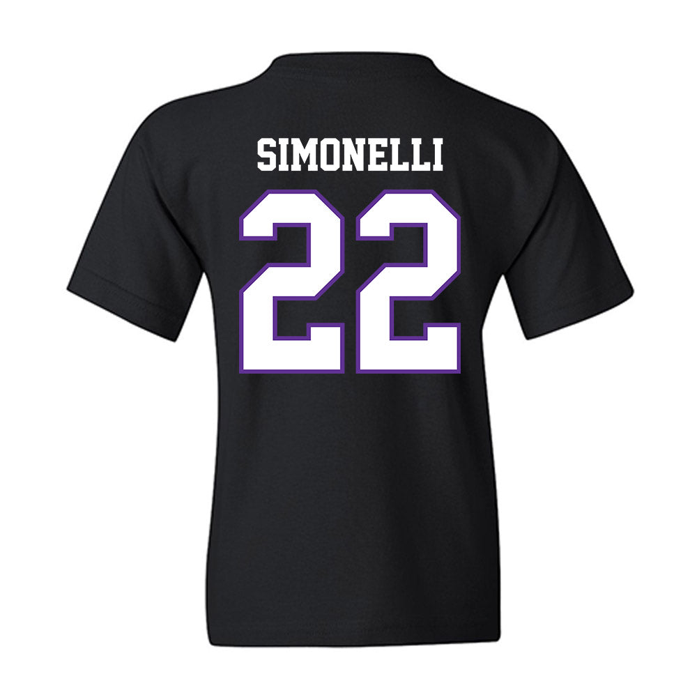 Northwestern State - NCAA Baseball : JT Simonelli - Youth T-Shirt-1