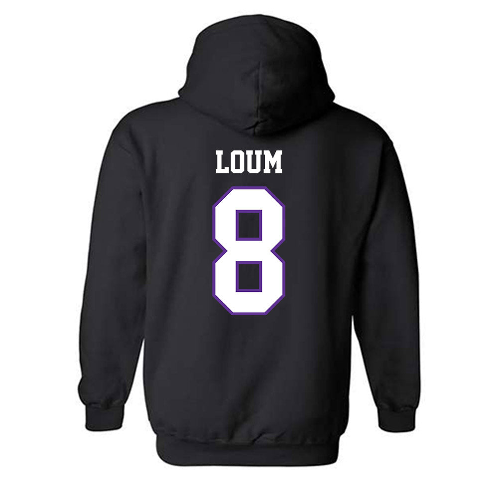 Northwestern State - NCAA Men's Basketball : Moustapha Loum - Hooded Sweatshirt-1