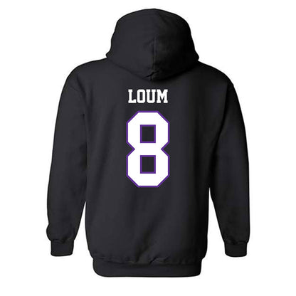 Northwestern State - NCAA Men's Basketball : Moustapha Loum - Hooded Sweatshirt-1