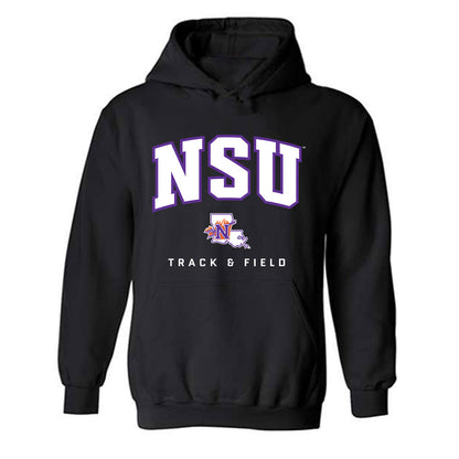 Northwestern State - NCAA Men's Track & Field : Keontae Gaines - Hooded Sweatshirt-0