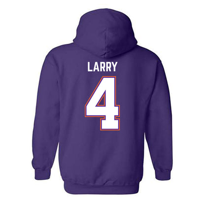 Northwestern State - NCAA Men's Basketball : CJ Larry - Hooded Sweatshirt-1