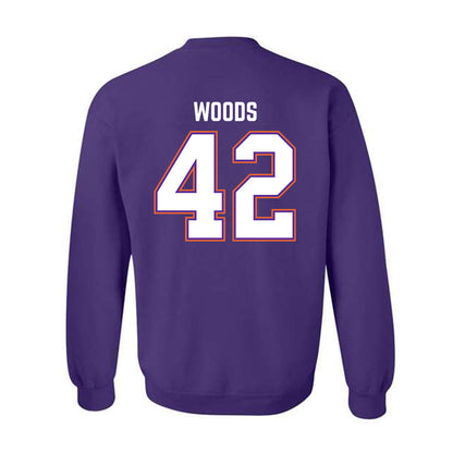 Northwestern State - NCAA Football : Braden Woods - Crewneck Sweatshirt-1