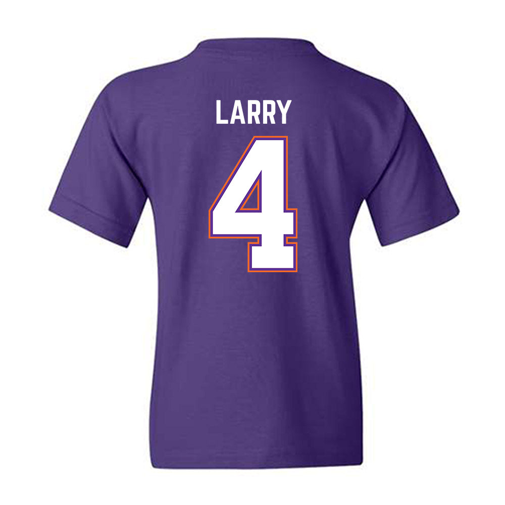 Northwestern State - NCAA Men's Basketball : CJ Larry - Youth T-Shirt-1