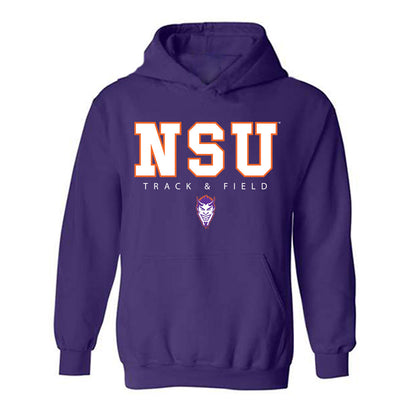 Northwestern State - NCAA Women's Track & Field : Margaret Mannering - Hooded Sweatshirt-0