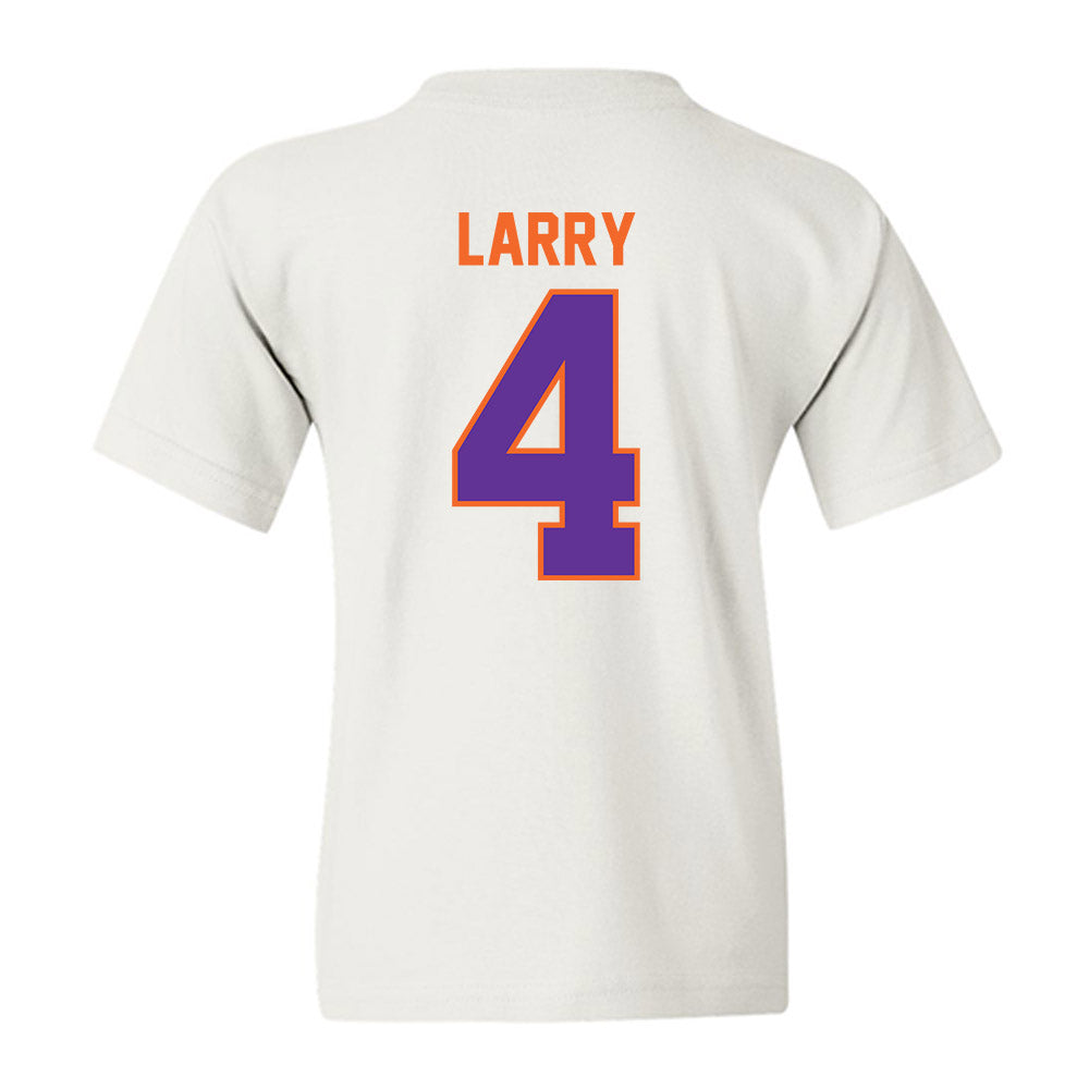 Northwestern State - NCAA Men's Basketball : CJ Larry - Youth T-Shirt-1