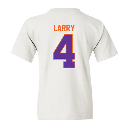 Northwestern State - NCAA Men's Basketball : CJ Larry - Youth T-Shirt-1