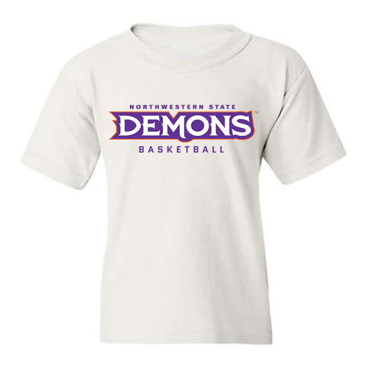 Northwestern State - NCAA Men's Basketball : Justin Redmond - Youth T-Shirt-0