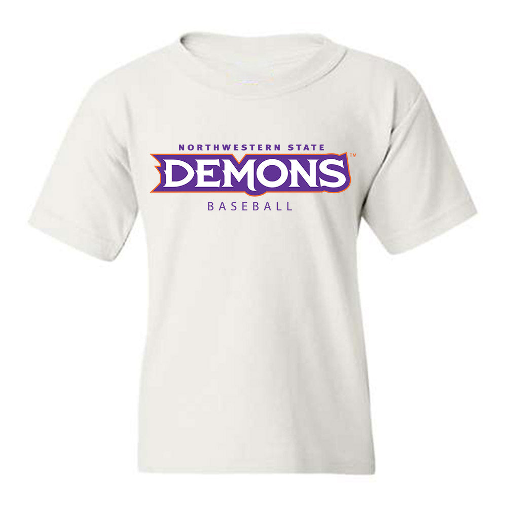 Northwestern State - NCAA Baseball : Ethan Menard - Youth T-Shirt-0