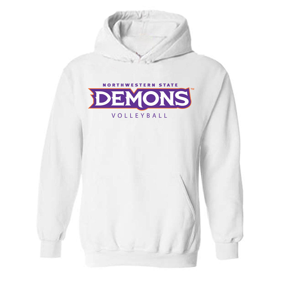 Northwestern State - NCAA Women's Volleyball : Addison Guy - Hooded Sweatshirt-0