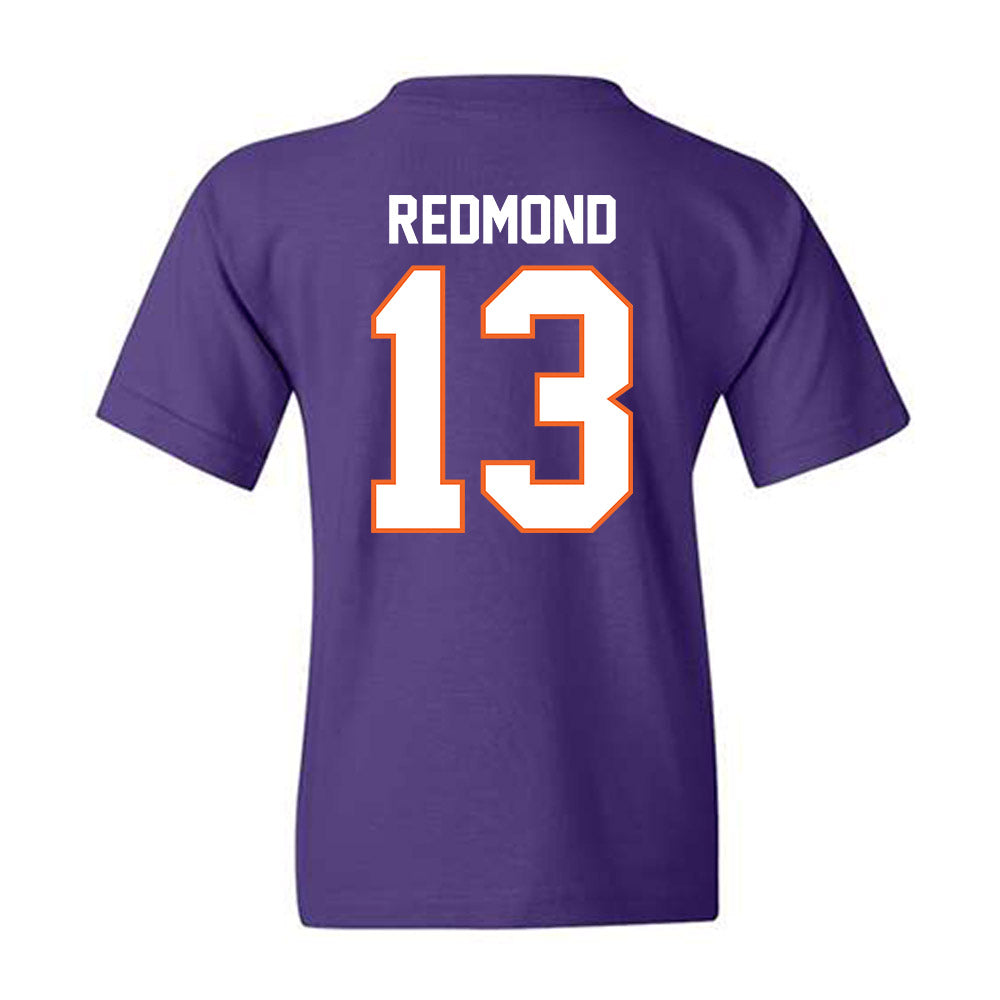 Northwestern State - NCAA Men's Basketball : Justin Redmond - Youth T-Shirt-1