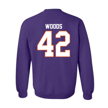 Northwestern State - NCAA Football : Braden Woods - Crewneck Sweatshirt-1