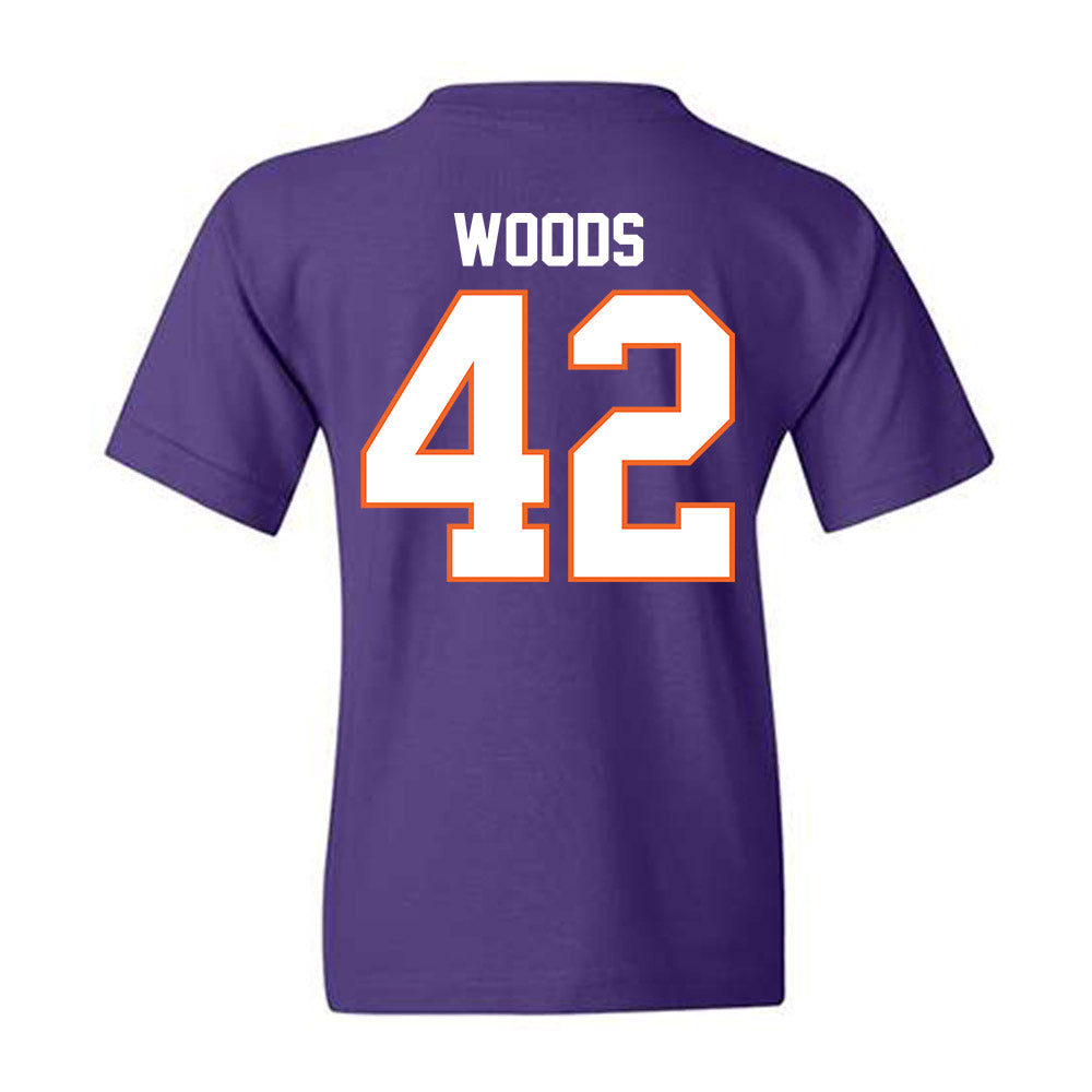 Northwestern State - NCAA Football : Braden Woods - Youth T-Shirt-1